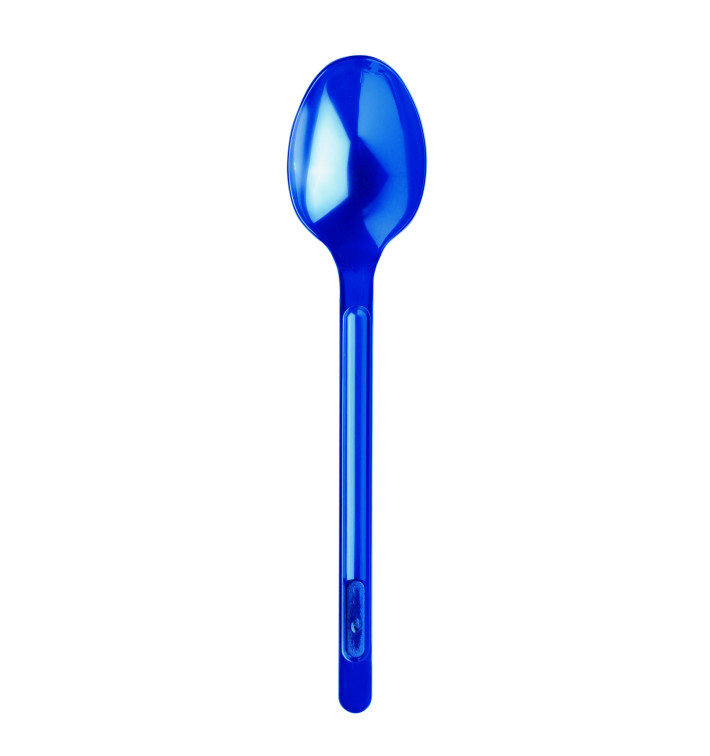 Plastic Spoon PS Dark Blue 17,5cm (600 Units)