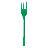 Plastic Fork PS Green 17,5cm (20 Units) 
