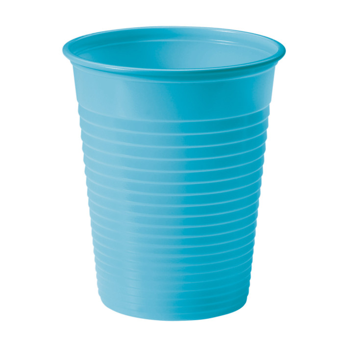 Plastic Cup PS Turquoise 200ml Ø7cm (1500 Units)
