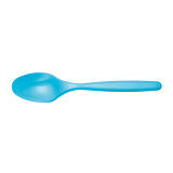 Plastic Teaspoon PS Turquoise 12cm (40 Units) 