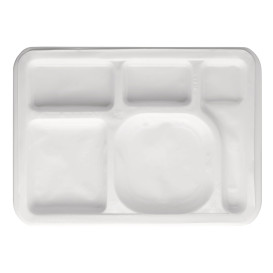 Plastic Compartment Tray Insert White 47x35cm (500 Units)  