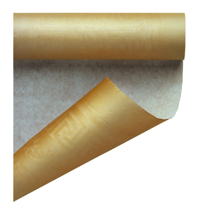 Paper Tablecloth Roll Gold 1,2x7m (25 Units)