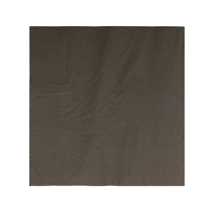 Paper Napkin 2 Layers Chocolate 33x33cm (50 Units) 