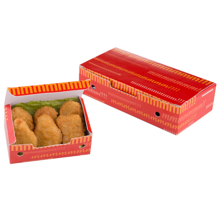 Paper Take-Out Box Small size 1,15x0,72x0,43cm (750 Units)