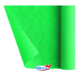 Green "Vichy" Paper Tablecloth Roll 1,2x7m 50g (24 Units)