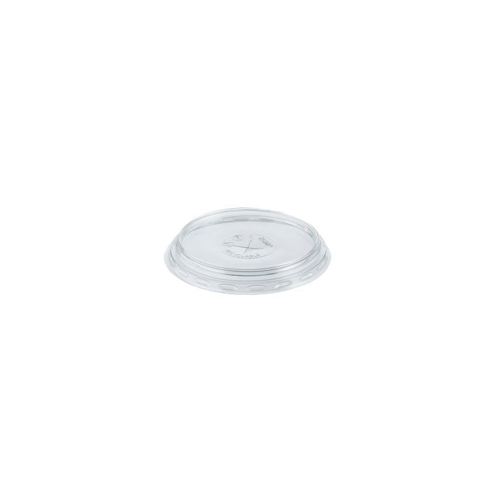 Plastic Lid PS Ø8,3cm for Cups of 350, 400 and 500ml (100 Units)  