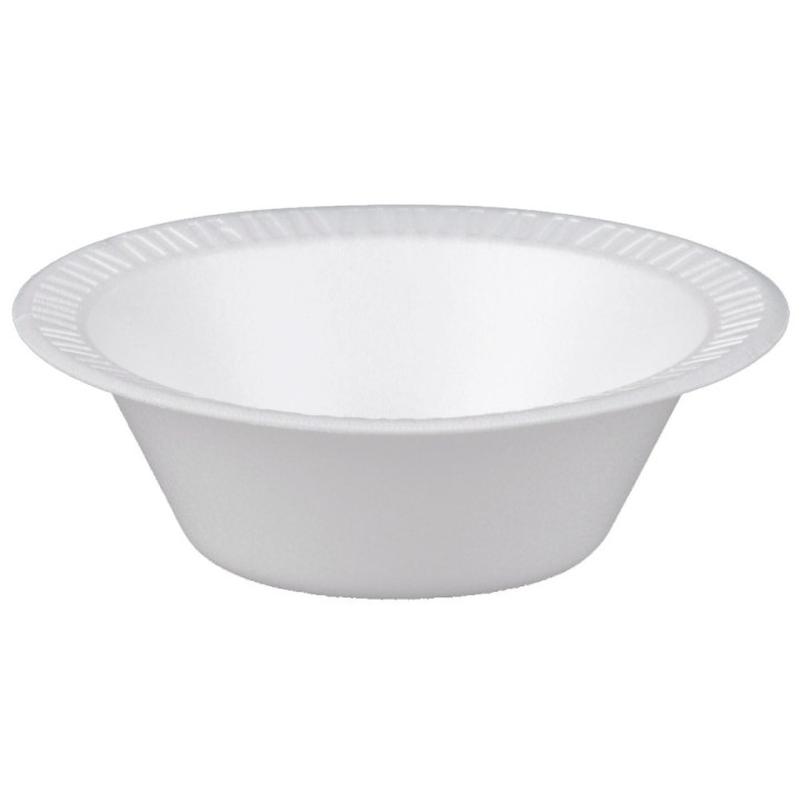 Foam Bowl Laminated White 360ml Ø15cm (1000 Units)