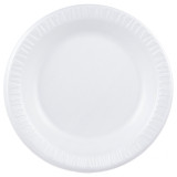 Foam Plate Foam "Quiet Classic" Laminated White Ø26 cm (125 Units)  
