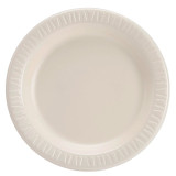 Foam Plate Foam "Quiet Classic" Laminated Honey Ø23 cm (125 Units)  