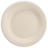 Foam Plate Foam "Quiet Classic" Laminated Honey Ø26 cm (125 Units)  