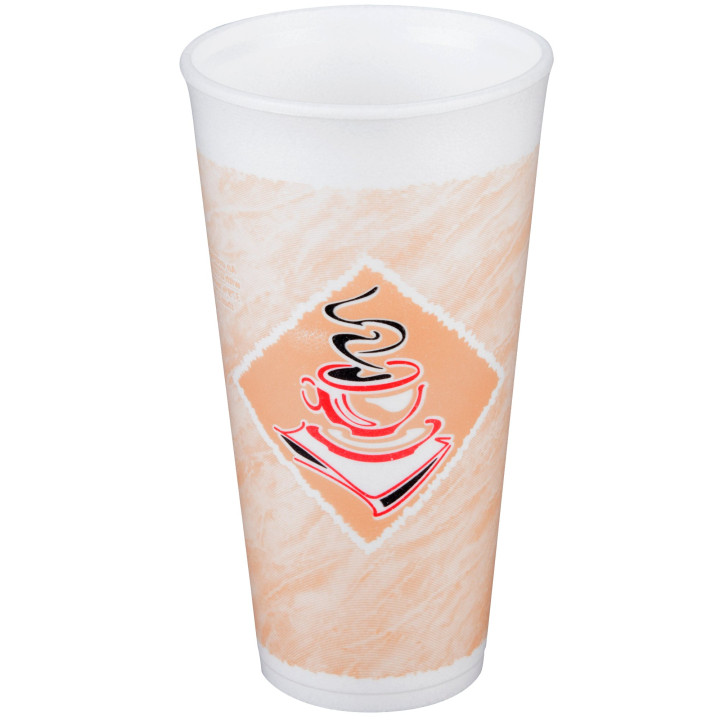 Foam Cup EPS "Café" 20Oz/600ml Ø9,4cm (20 Units) 