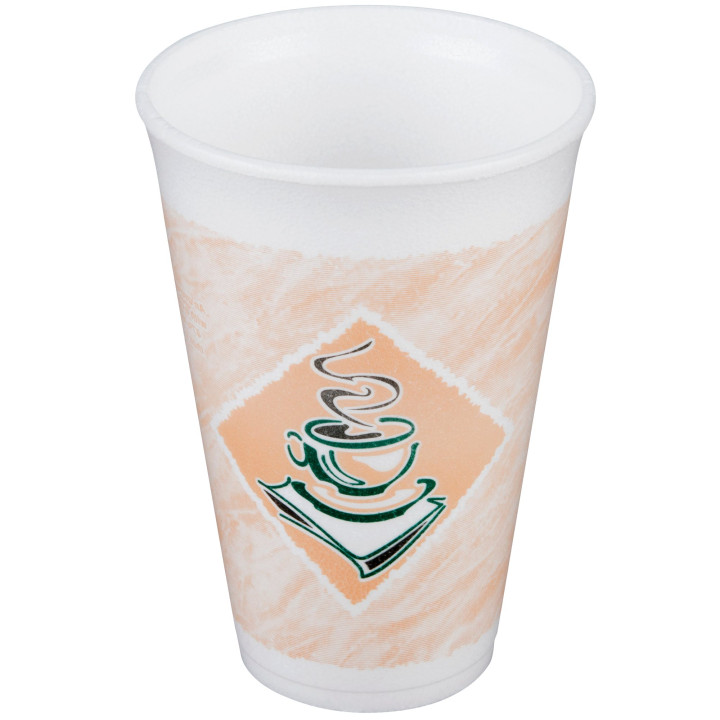 Foam Cup EPS "Café" 16Oz/480ml Ø9,4cm (25 Units) 
