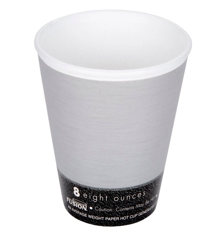 Foam Cup Fusion "Steele" 8Oz/266ml Ø8,1cm (1000 Units)