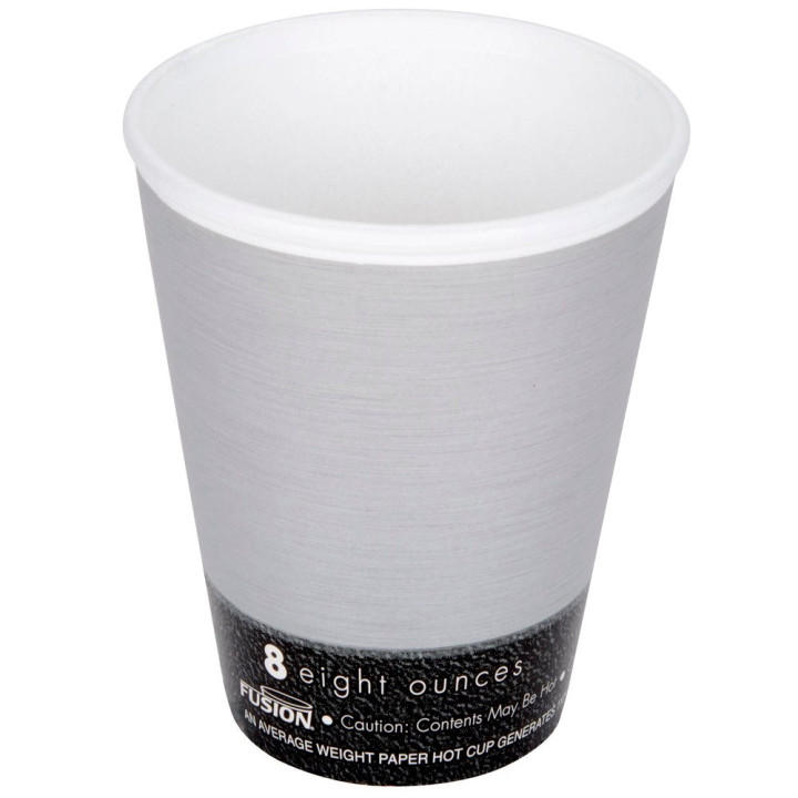 Foam Cup Fusion "Steele" 8Oz/266ml Ø8,1cm (1000 Units)