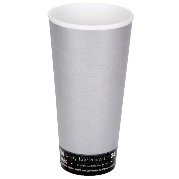 Foam Cup Fusion "Steele" 24Oz/710ml Ø9,4cm (20 Units) 