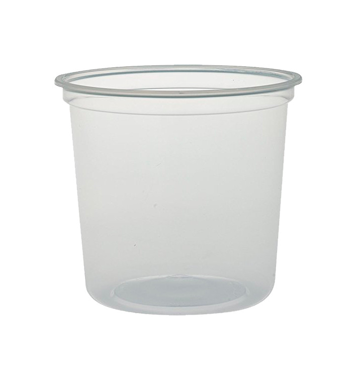 Plastic Deli Container PP "Deli" 24Oz/710ml Clear Ø12cm (25 Units) 