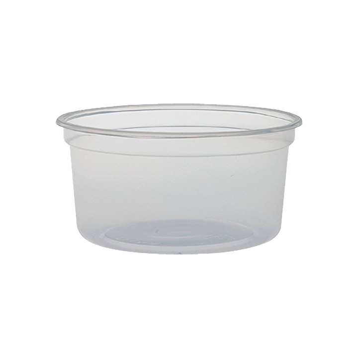 Plastic Deli Container PP "Deli" 12Oz/355ml Clear Ø12cm (25 Units) 