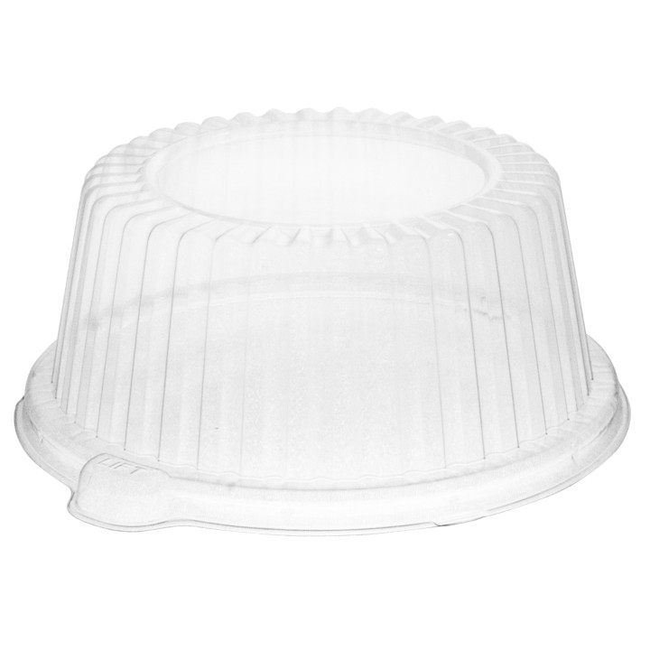 Plastic Dome Lid PS Crystal Ø15x6,4cm (500 Units)