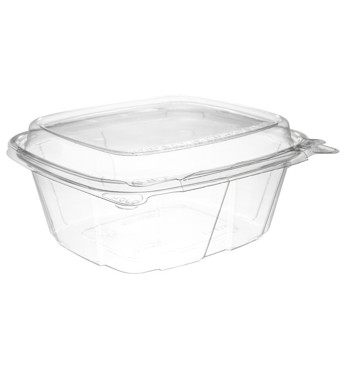 Plastic Deli Container PET Tamper-Evident High Dome Lid 355ml (100 Units)  