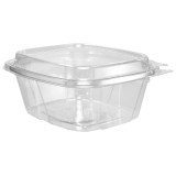 Plastic Deli Container PET Tamper-Evident High Dome Lid 475ml (100 Units)  