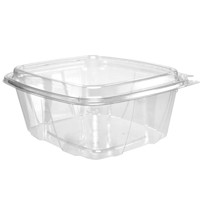 Plastic Deli Container PET Tamper-Evident High Dome Lid 950ml (100 Units)  