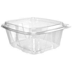 Plastic Deli Container PET Tamper-Evident High Dome Lid 950ml (200 Units)