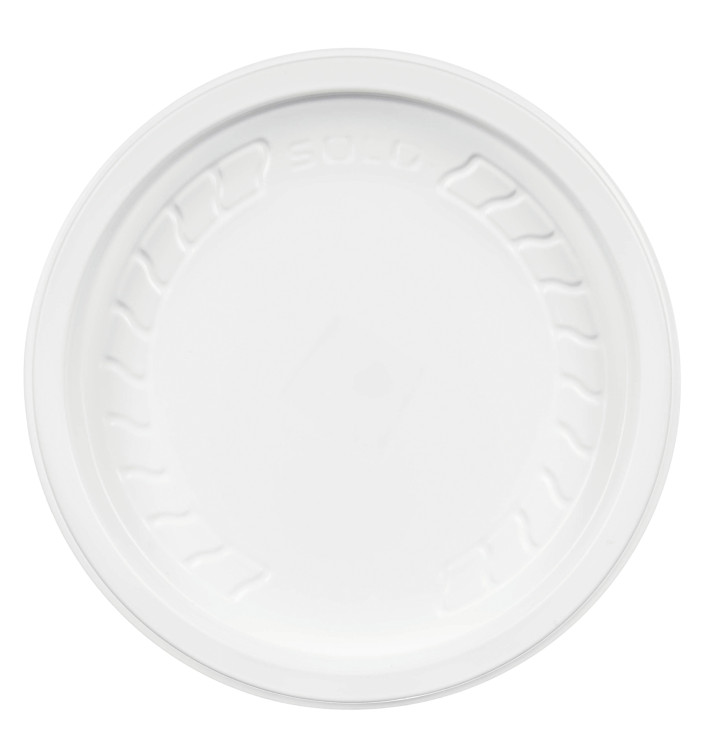 Plastic Lid PP "Deli" White Ø12cm (50 Units) 