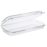 Plastic Hinged Deli Container OPS "StayLock" Clear 1485ml (100 Units)  