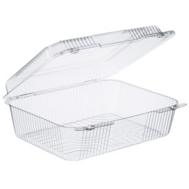 Plastic Hinged Deli Container OPS "StayLock" Clear 2760ml (100 Units)  