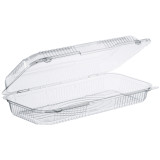 Plastic Hinged Deli Container OPS "StayLock" Clear 1065ml (125 Units)  