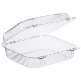 Plastic Hinged Deli Container OPS "StayLock" Clear 1260ml (125 Units)  