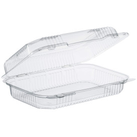 Plastic Hinged Deli Container OPS "StayLock" Clear 1080ml (125 Units)  