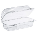 Plastic Hinged Deli Container OPS "StayLock" Clear 707ml (125 Units)  