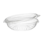 Plastic Hinged Salad Bowl PET "PresentaBowls" Flat 240ml (75 Units)  