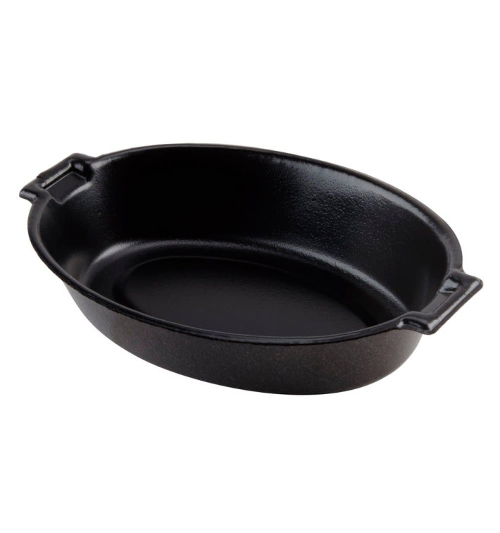 Foam Pot Foam "Quiet Classic" With Black Handles 18x13 cm (125 Units)  
