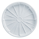Plastic Lid PS for Pizza White 32 cm (100 Units)  