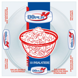Plastic Bowl PS Clear 2000ml Ø22cm (60 Units)