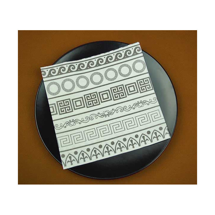 Airlaid Napkins "Greca" 40x40cm (50 Units) 