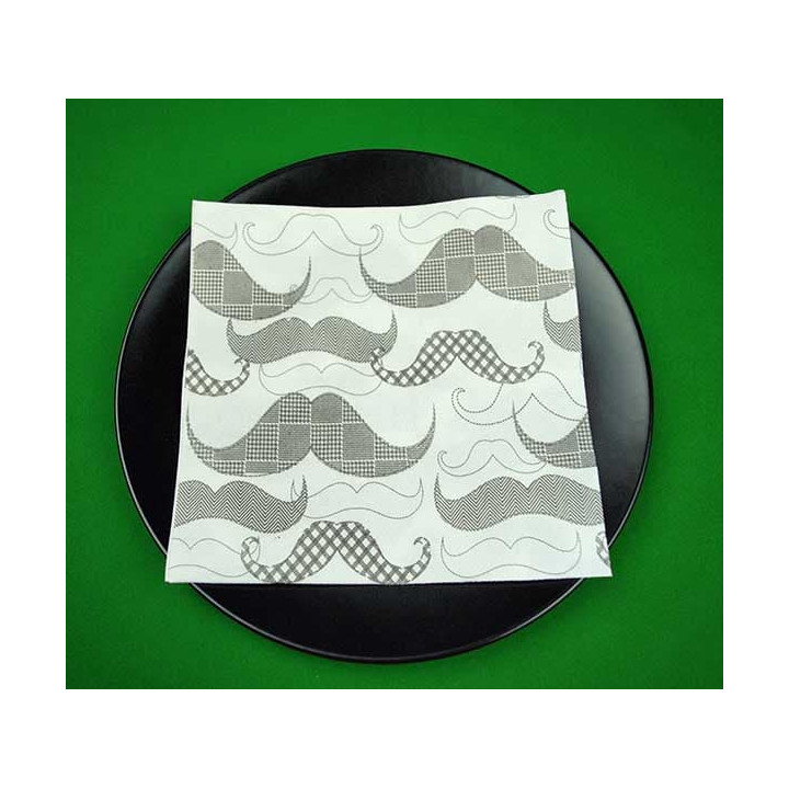 Airlaid Napkins "Bigotes" 40x40cm (50 Units) 