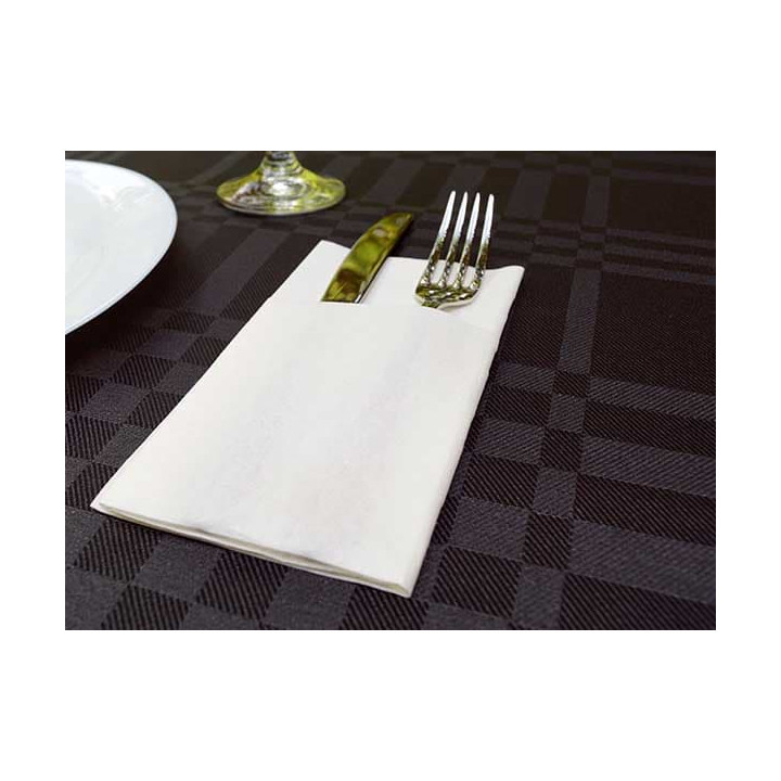Pocket Fold Paper Airlaid Napkins Kanguro White 33x40cm (480 Units)
