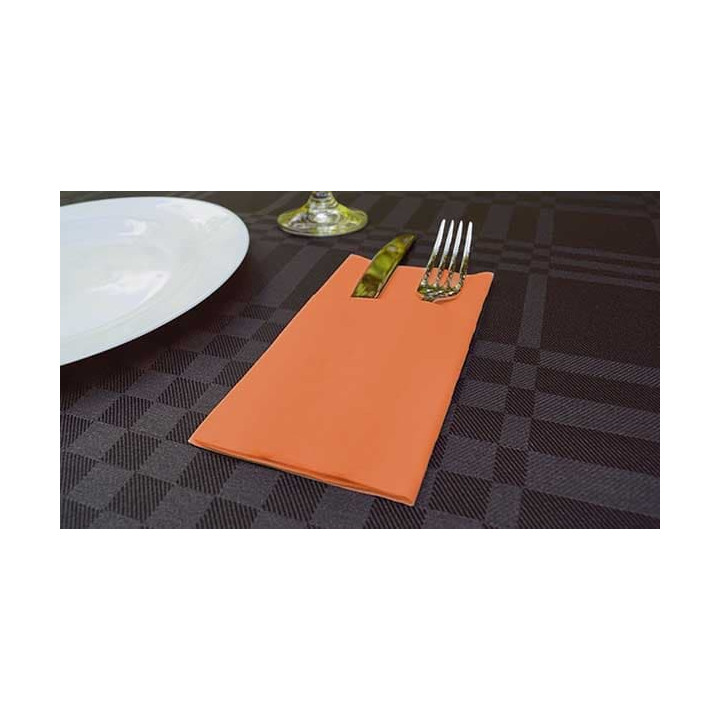 Pocket Fold Airlaid Napkins "Kanguro" Orange 40x40cm (480 Units)
