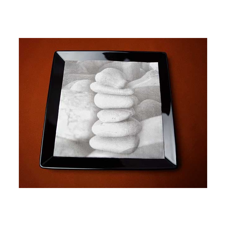 Paper Napkin Double Point "Zen" 40x40cm (600 Units)
