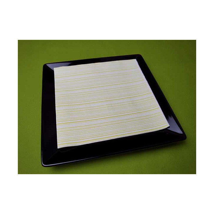 Paper Napkin Double Point "Basic Pistachio" 40x40cm (600 Units)