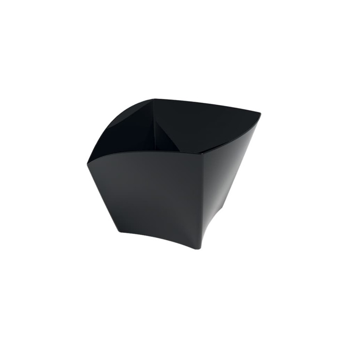Plastic Tasting Cup PS Curved Shape Black 90 ml (500 Units)