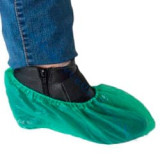 Disposable Plastic Shoe Covers PE CPE G160 Green (100 Units)