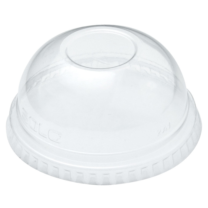 Plastic Dome Lid PET Crystal Ø7,3cm (125 Units)  