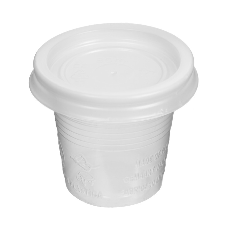 Plastic Lid PS Ø5,7cm for Cup 80/100ml (2400 Units)