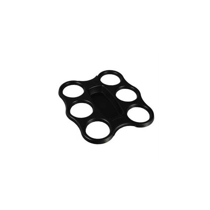 Plastic Cup Carrier PS Reusable Tray 6 Slots (25 Units)