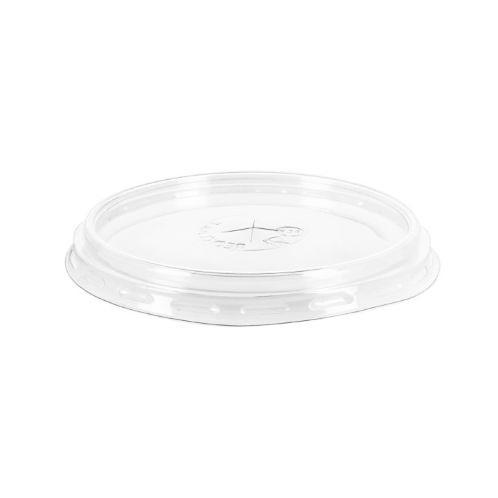 Plastic Lid PS Clear Ø9,4cm for Cup of 575ml (100 Units)  
