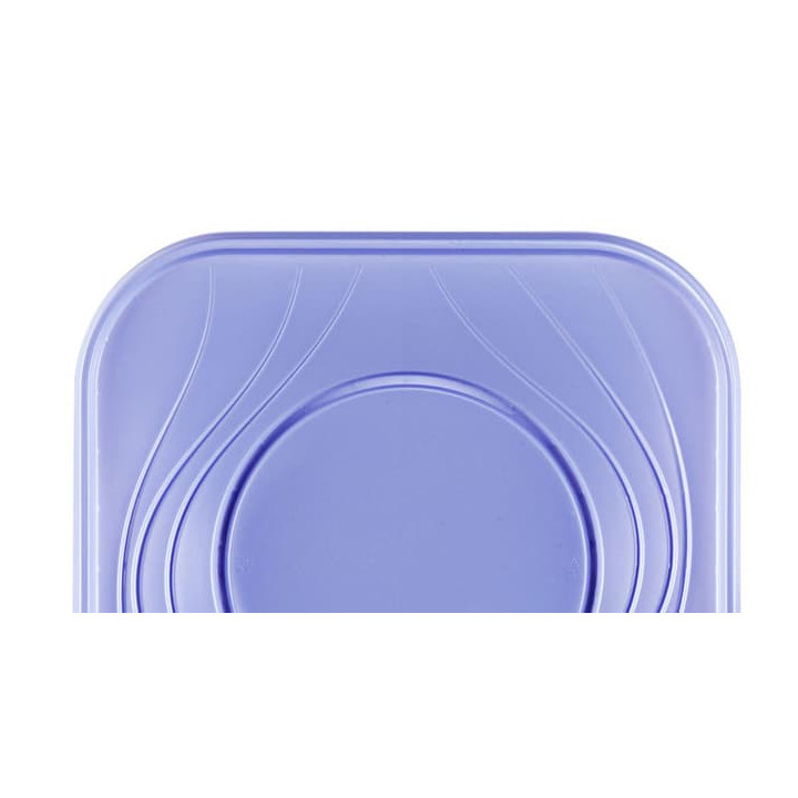 Plastic Plate PP "X-Table" Square shape Violet 18 cm (120 Units)